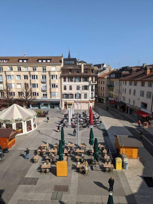 Apartmán Au Sunrise Studio Thonon-les-Bains Exteriér fotografie