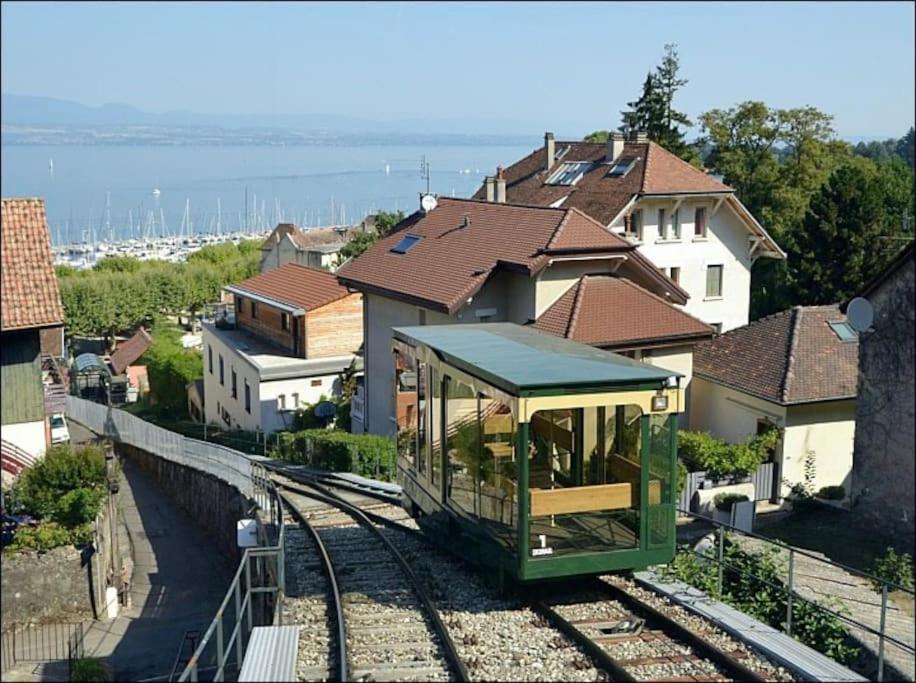 Apartmán Au Sunrise Studio Thonon-les-Bains Exteriér fotografie